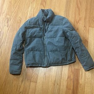 John Galt Olive Puffer Jacket